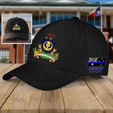 Personalized Retired Australian Police Logo Black Cap Printed KVH24600