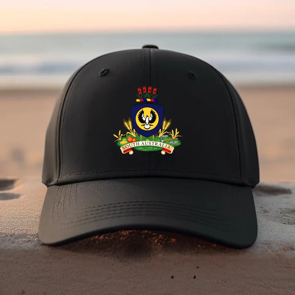 Personalized Retired Australian Police Logo Black Cap Printed KVH24600