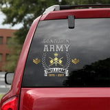 Personalized Canadian Army Logo Custom Rank & Name Decal Printed AHHN24639