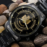 Personalized Australian Army Retired Rank Camo Custom Name & Served Time Watch Printed AHVA24652