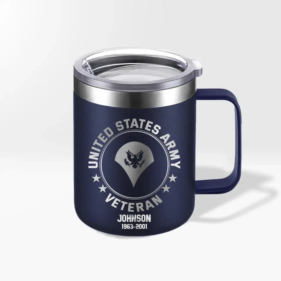 Personalized Us Armed Forces With Name And Year Laser Handle Cup Printed 202398KVH