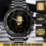 Personalized Retired Belgian Land Component Logo Custom Name & Time Watch Printed AHVQ24666