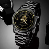Personalized Retired US Army Logo Rank Camo Custom Name Watch Printed AHVA24667