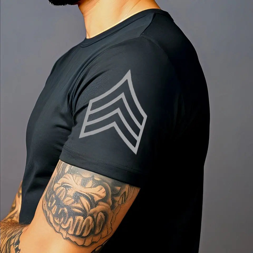 Personalized US Police Branch Rank Custom Name T-shirt Printed KVH24668