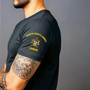 Personalized Canadian Police Branch Rank Custom Name Department & ID T-shirt Printed VQ24679