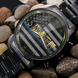 Personalized Name Characters Police Officer Watch Printed QTVA24700