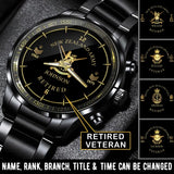 Personalized New Zealand Army Retired Custom Name & Rank Watch Printed AHVA24707