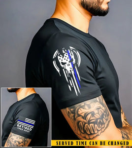 Personalized Punisher Retired US Police Custom Served Time T-shirt Printed KVH24736