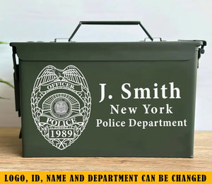 Personalized Hawaii Police Logo Custom Name Ammo Box Printed QTKH24735