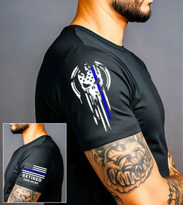 Personalized Punisher Retired US Police Custom Served Time T-shirt Printed KVH24736