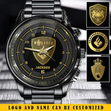 Personalized Police Logo Custom Name Watch Printed KH24746