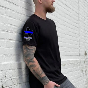 Personalized US State Map Police Custom Name & ID T-shirt Printed QTVQ24769