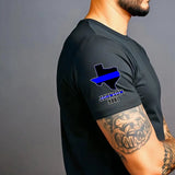 Personalized US State Map Police Custom Name & ID T-shirt Printed QTVQ24769