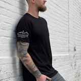 Personalized US Police with City Skyline Custom Name & Department T-shirt Printed QTVA24786