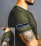 Personalized US Police with City Skyline Custom Name & Department T-shirt Printed QTVA24786