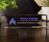 Personalized US Police Acrylic Plaque Printed 24806KVH