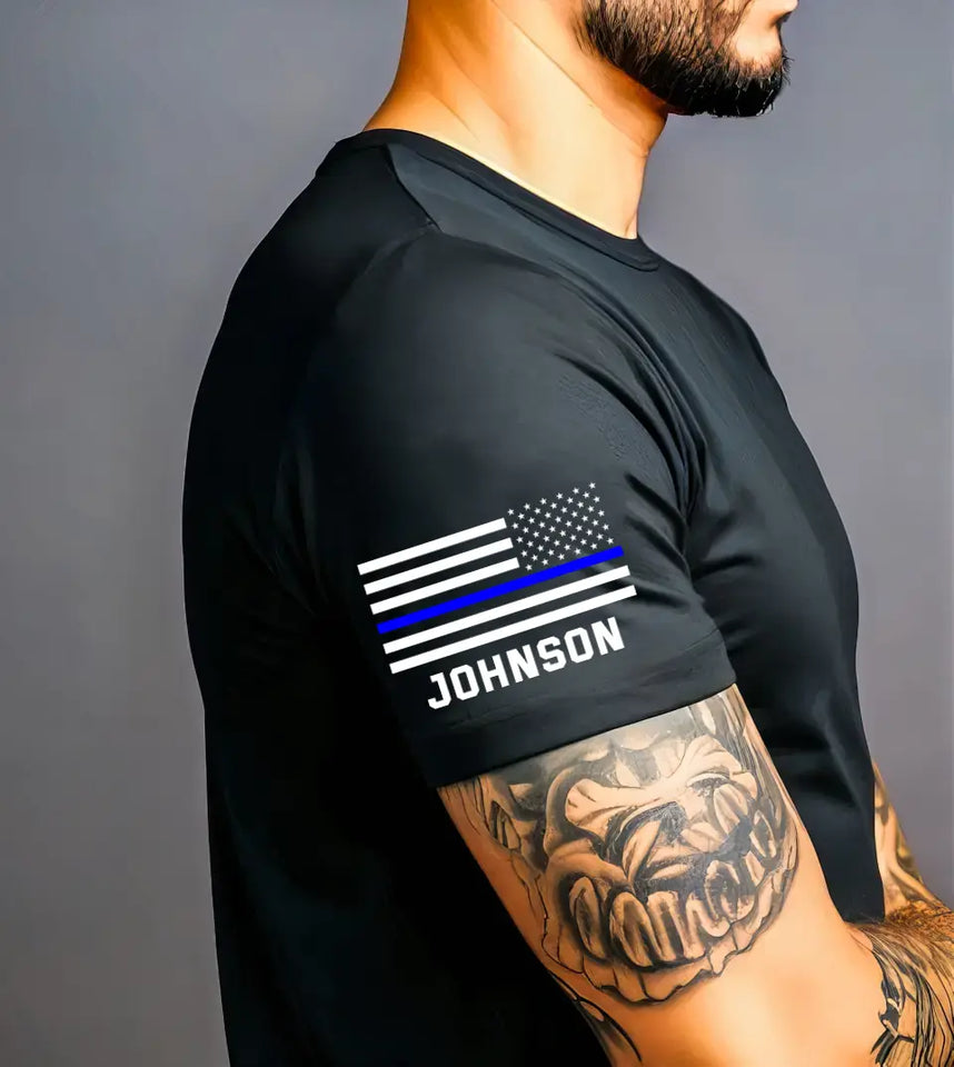 Personalized Blessed Are The Peacemakes US Police Custom Name T-shirt Printed KH24818
