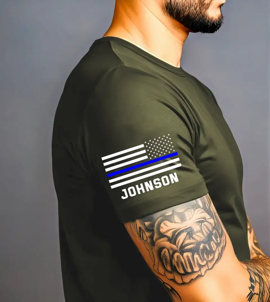 Personalized Blessed Are The Peacemakes US Police Custom Name T-shirt Printed KH24818