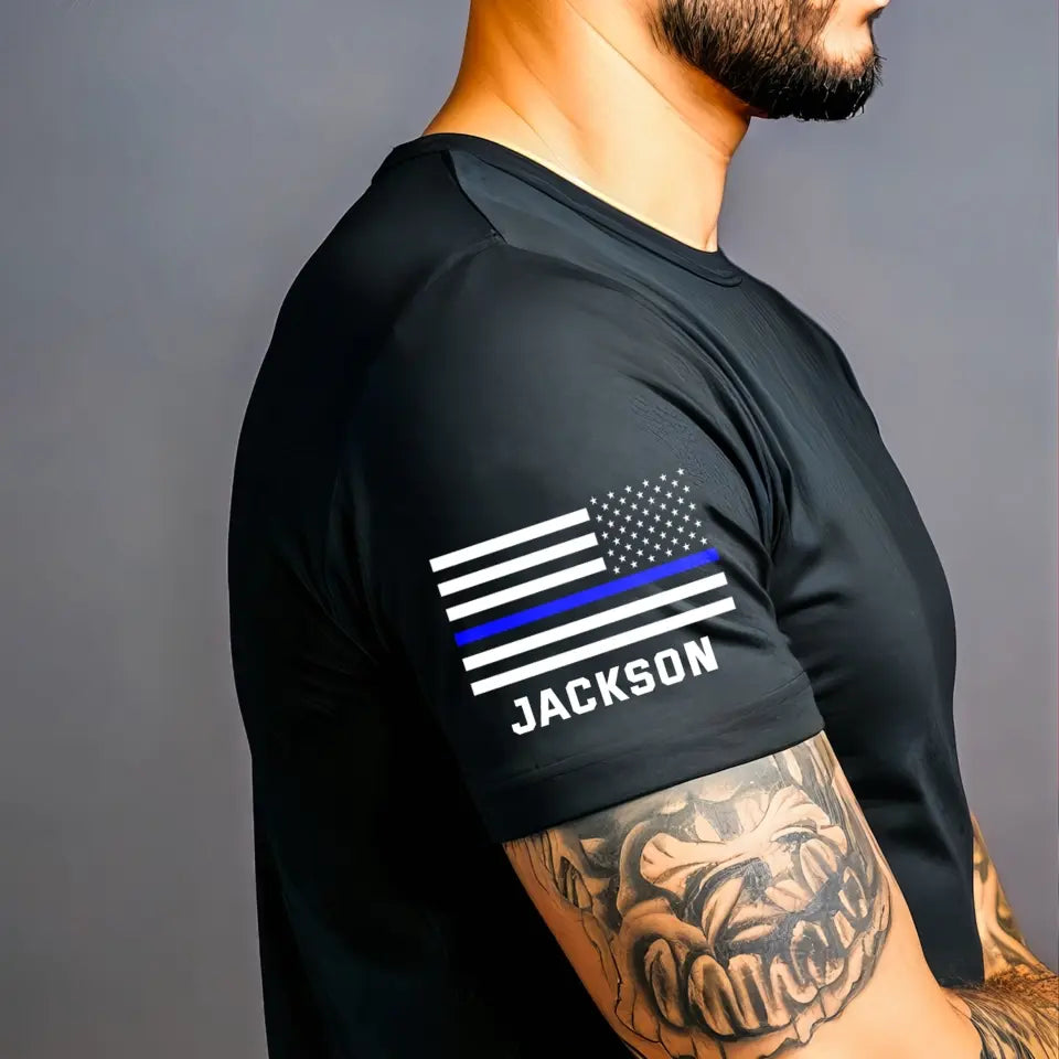 Personalized Blessed Are The Peacemakes US Police Custom Name T-shirt Printed KH24818