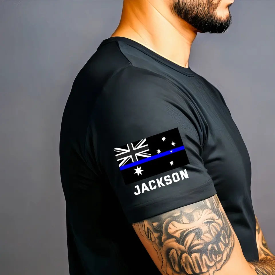 Personalized Australian Police Spartan Helmet Custom Name T-shirt Printed KH24823