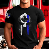 Personalized Canadian Police Spartan Helmet Custom Name T-shirt Printed KH24824