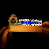 Personalized UK Branch Police Logo & Name LED Lamp Night Light Printed VQ24828