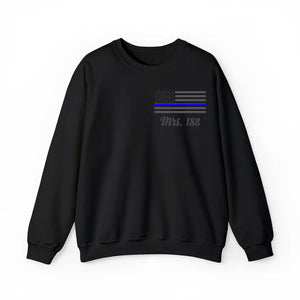 Personalized US Police Custom ID Sweatshirt Puff Printed QTVQ24854