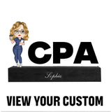 Personalized Nurse Job Title Custom Name LED Lamp Night Light Printed HN24860