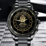 Personalized US Military Custom Branch & Name Watch Printed QTVA24846