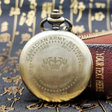 Personalized Canadian Army Retired Custom Rank Camo & Served Time Pocket Watch Printed AHVQ24808