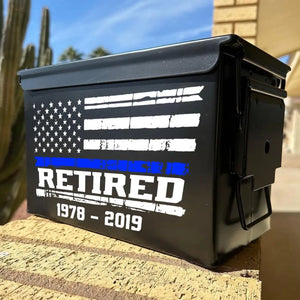 Personalized When Tyranny Becomes Law Rebellion Becomes Duty US State Police Ammo Box Printed AHKH24867