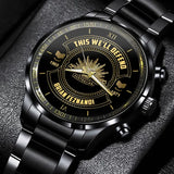 Personalized This We'll Defend The Australian Army Custom Rank & Name Number Watch AHVA24898