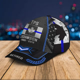 Personalized Retired Canadian Police Custom Name & Department Cap 3D Printed AHVQ24903