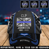 Personalized Retired UK Police Custom Name & Department Cap 3D Printed AHVQ24903
