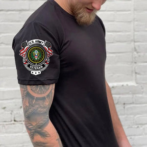 Personalized US Army Logo Custom Name & Time T-shirt Printed AHVA24912