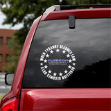 Personalized When Tyranny Becomes Law Rebelion Becomes Duty Decal Printed KVH24921