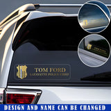 Personalized US Police Logo Custom Name & Department Decal Printed QTVQ24926
