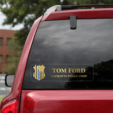 Personalized US Police Logo Custom Name & Department Decal Printed QTVQ24926
