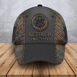 Personalized US Veteran Custom Time 3D Cap Printed QTVA24930