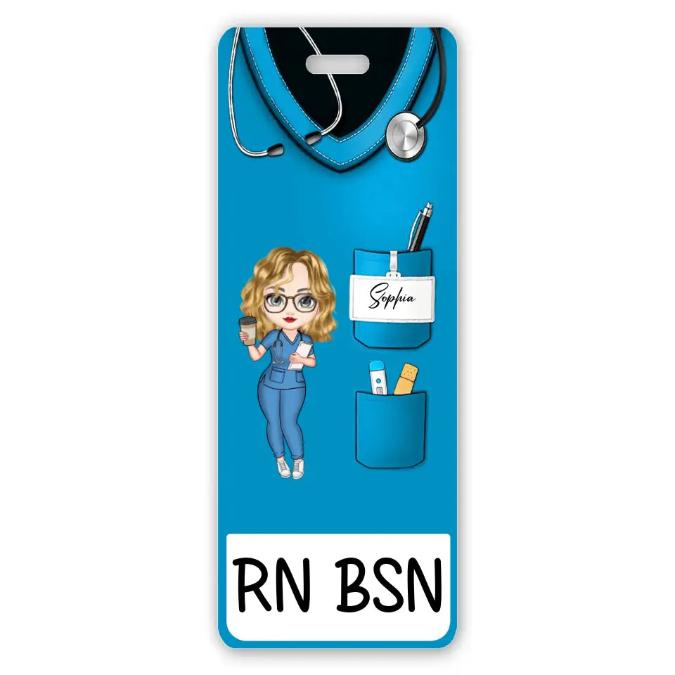 Personalized Nurse Job Title Nurse Name Gift For Nurse Badge Buddy Printed LVA24939