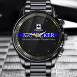 Personalized Canadian Police Flag Blue Line Custom Name & Department Watch Printed QTKH241052