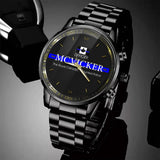 Personalized Canadian Police Flag Blue Line Custom Name & Department Watch Printed QTKH241052