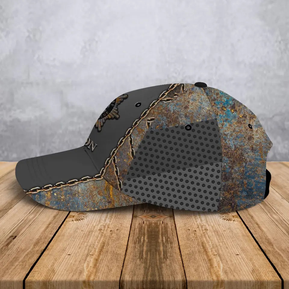 Personalized Australian Police Branch Logo Custom Name & ID Cap 3D Printed QTVA241065