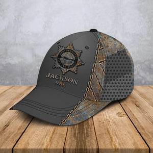 Personalized Australian Police Branch Logo Custom Name & ID Cap 3D Printed QTVA241065