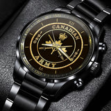 Personalized Canadian Army Logo Custom Service Time Watch Printed AHVA241068