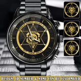 Personalized Office Sheriff County Of Fire Duty Honor Service Watch Printed AHVQ241080