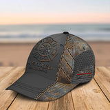 Personalized UK Firefighter Flag Custom Time Cap 3D Printed QTKH241106