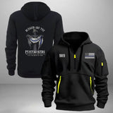 Personalized Blessed Are The Peagemakers For They Shall Be Called The Children of God US Police Quarter Zip Hoodie 2D Printed VQ241161
