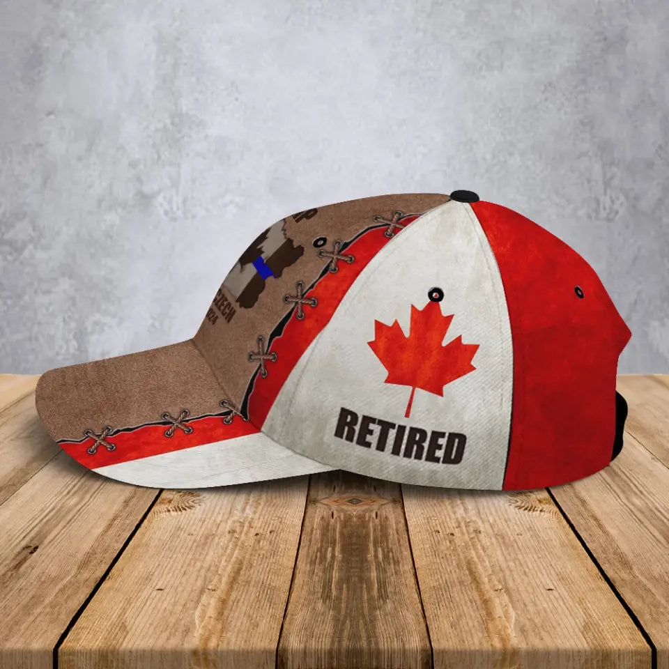 Personalized Canadian Police Custom Name & Department Cap Printed AHVA241179