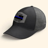 Personalized Australian Police Custom Department & Name Thin Blue Line Flag Cap Printed KVH241188